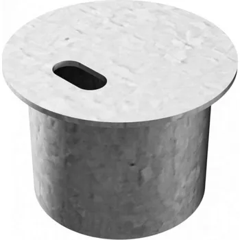 Plotový sloupek Kryt pouzdra pro sloupky Ø60, bez zámku, 460_20