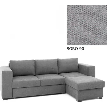 Sedací souprava Rohová sedací souprava AVA LUCY rozkládací s úložným prostorem, pravá, SORO 90