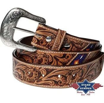 Opasek zdobený kožený opasek WG-312 Délka (cm): 106