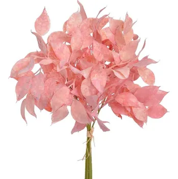 umělá květina Svazek umělý fikus pastel - růžová