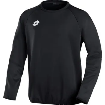 Pánská mikina Pánská fotbalová mikina Lotto ELITE SWEATSHIRT L Černá, Bílá