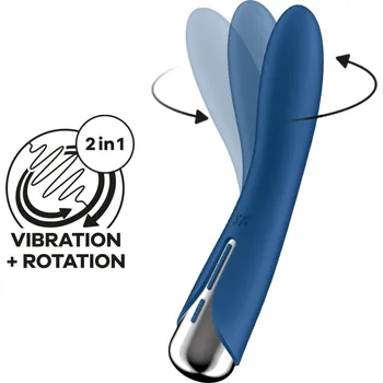 Vibrátor Vibrátor SATISFYER Spinning Vibe 1 modrý - s kupónem KUP15 cena 1101 Kč + extra diskrétní expedice
