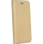 Pouzdro LUNA Book iPhone 15 Pro Max barva zlatá