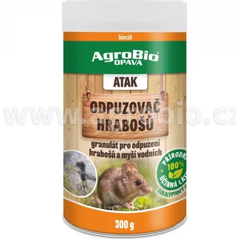 Odpuzovač zvířat AgroBioOpava AgroBio ATAK Odpuzovač hrabošů 300g