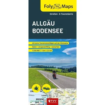 FolyMaps Karte Allgäu Bodensee 1:250 000