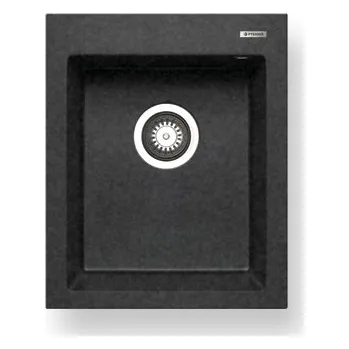 Nerezový dřez Pyragranitový dřez SIROS 1B (47x51,5) black