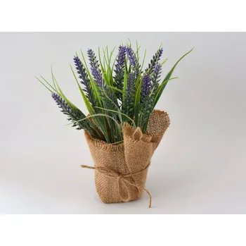 umělá květina Umělé květiny - Levandule v květináči