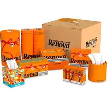 Toaletní papír RENOVA Oranžový box