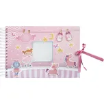 Album s kroužkovou vazbou, 300x210, lamino - Růžové