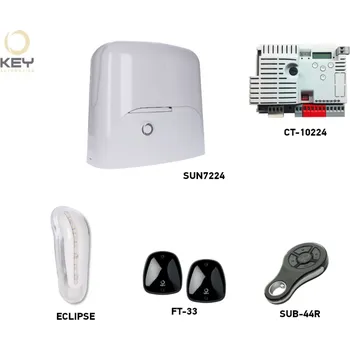 Pohon brány Sada pohonu pro posuvnou bránu do 700 kg/6,5 m KEY SUN7224 (D)