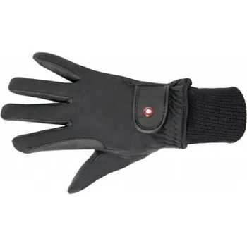 Jezdecké rukavice Zimní rukavice HKM Frosty, L - Černá