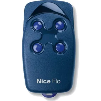 Pohon brány NICE Flo FLO4 – čtyřkanálový dálkový ovladač pro pohony NICE s pevným kódem 1 ks (NICE-FLO4)