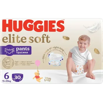 Plenkové kalhoty Huggies Extra Care Pants Size 6 jednorázové plenkové kalhotky 15-25 kg 30 ks