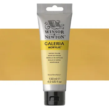 Výtvarná barva Akrylová barva Winsor & Newton 120ml - Naples Yellow