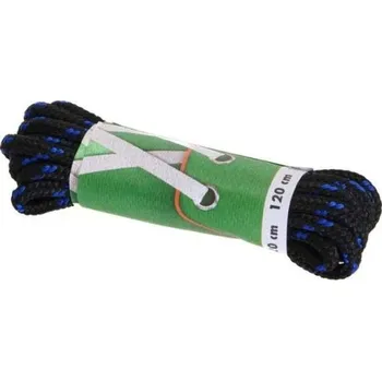 Tkaničky do bot Tkaničky PROMA ŠNĚROVADLA SPORT KULATÁ 120 CM 120 Černá, Modrá