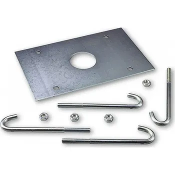 Pohon brány NICE SIA1 - základní deska s kotvami pro montáž WIDE S, WIDE M a S-tyče