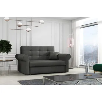 Pohovka Falco Rozkládací pohovka Vivian Silver II s úložným prostorem, tmavě šedá Mono 247