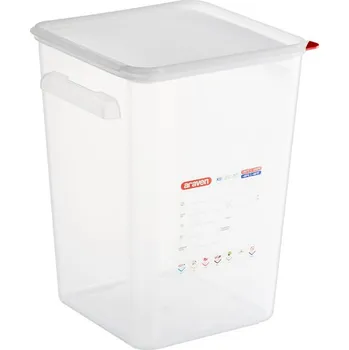 Myčka nádobí Nádoba z polypropylenu s úchyty 290x290x400 mm, 22 l | ARAVEN, 11857