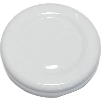 Víčko na zavařovací sklenici Zavařovací víčko BÍLÉ TO 43 RTS KARTON (paster do 105°C) Počet kusů v balení: 3400