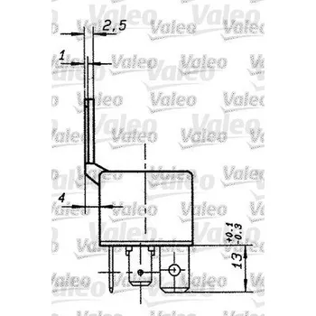 Relé, pracovní proud, , 7700810395, 9606364880, VALEO, 643658