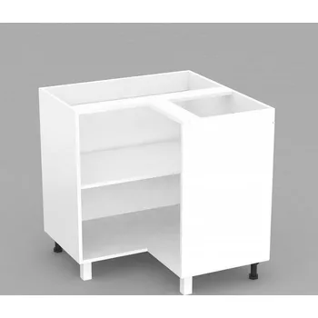 Kuchyňská skříňka Kuchyňská rohová spodní skříňka REA ALFA KDR-90-72, BÍLÁ