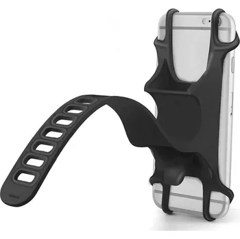 Horské kolo Interlook PSI-B11 | Silikonový držák telefonu na kolo | na volantu Červená