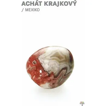 Obal na kartičku Magieprirody.cz Kartička s popiskem kamene Achát krajkový #34