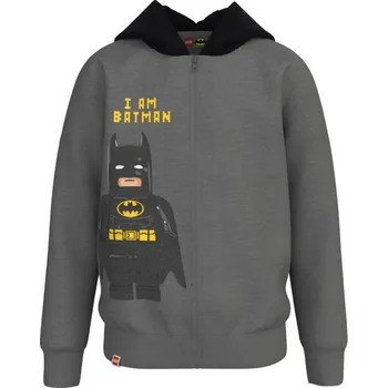 Chlapecká mikina Chlapecká mikina LEGO® kidswear CARDIGAN W. HOOD 134 Tmavě šedá, Žlutá, Černá