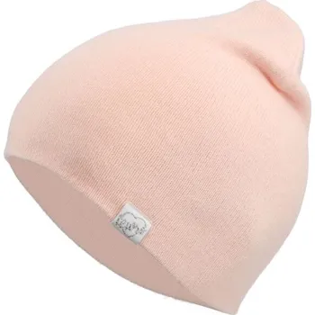 Čepice Dívčí pletená čepice Lewro ISARA 4/7 Růžová