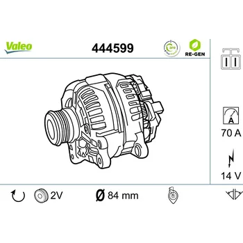 generátor, , 2310002N14, 2310002N15, 2310002N18, 2310002N19, 2310002N22, 2310002N23, VALEO, 444599