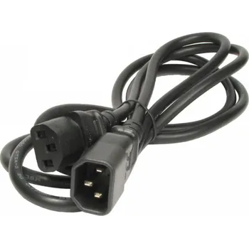 Napájecí kabel Prodlužovací kabel s IEC konektorem (samec + samice) 3m