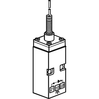 Instalatérský materiál Pneumatický ventil ovládaný kovovou jehlou s pružinou uvnitř pro koncový spínač Parker PXC-K21106