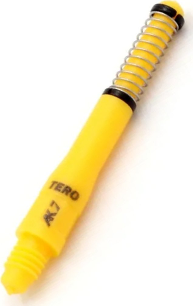 Násadky Cuesoul Tero Flights AK7 Yellow Délka: 37 mm