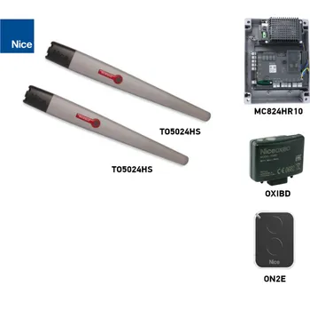 Pohon brány Sada pohonu NICE Toona 5024HS pro dvoukřídlou bránu - jedno křídlo 5m/400kg
