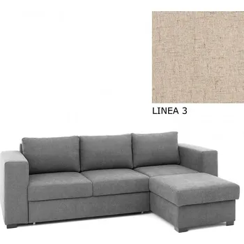 Sedací souprava Rohová sedací souprava AVA LUCY rozkládací s úložným prostorem, pravá, LINEA 3