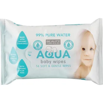 Dětský vlhčený ubrousek BEAUTY FORMULAS Dětské vlhčené ubrousky, 56 ks