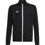 Juniorská fotbalová mikina adidas ENTRADA 22 TRACK JACKET 128 Černá, Bílá