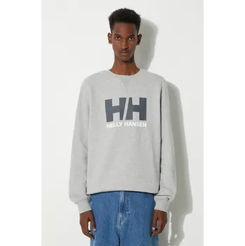 Pánská mikina Bavlněná mikina Helly Hansen, S, šedá, 09X