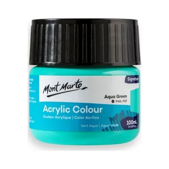 Výtvarná barva Mont Marte akrylová barva,100ml, akvamarínová (Aqua Green)