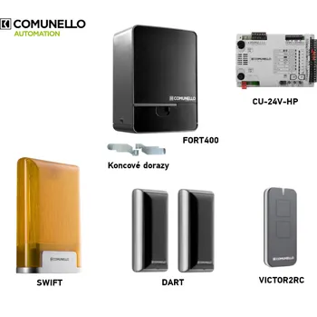 Pohon brány Sada pohonu pro posuvnou bránu do 400 kg, Comunello FORT400 (D)
