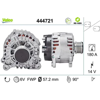 generátor, , 03L903023B, 03L903023BX, 03L903023D, 03L903023DX, 03L903024F, 03L903024FX, 03L903024K, 3L903023B, 3L903023BX, 3L903023D, 3L903023DX, 3L903024F, VALEO, 444721