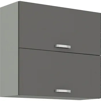 Kuchyňská skříňka Falco Kuchyňská skříňka Garid 80 GU 72 2F šedý lesk/šedá