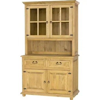 Příborník a kredenc Selský kredenc dřevěný VIT 05 - K02 tmavá borovice