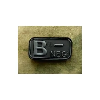 Nášivka JACKETS TO GO Nášivka KREV B NEG plast ČERNÁ