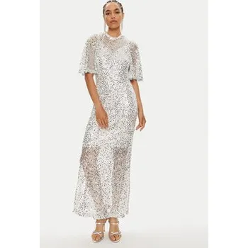 Dámské šaty Vila Večerní šaty Vidance S/S 14103264 Stříbrná Regular Fit S