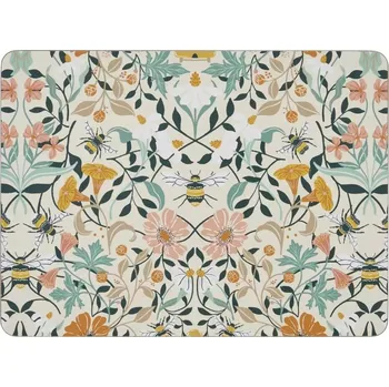 prostírání Ulster Weavers Korkové podložky Bee Bloom 4 ks 21,5 x 29 cm