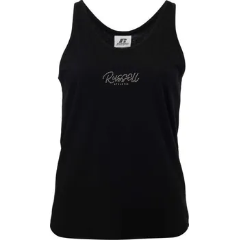 Dámské tričko Russell Athletic TOP W XS Černá, Stříbrná