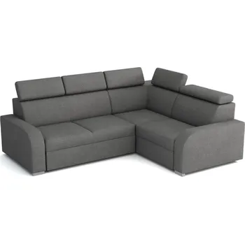 Sedací souprava Falco Rohová sedací souprava Norway UNI 2F-R-1, rozkládací, šedá Crown 18