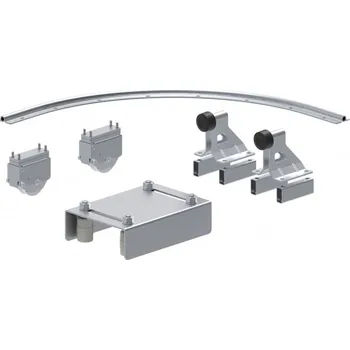 příslušenství k bráně Sada pro výrobu 1 segmentu kolejnicové brány v oblouku, poloměr kolejnice 0,5 m (max. délka segmentu 0,75 m)