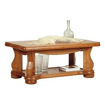 Konferenční stolek LINDA- konferenční stolek dřevo masiv D17 (Lawa Ciezka) -kolekce "B" (K250-E)